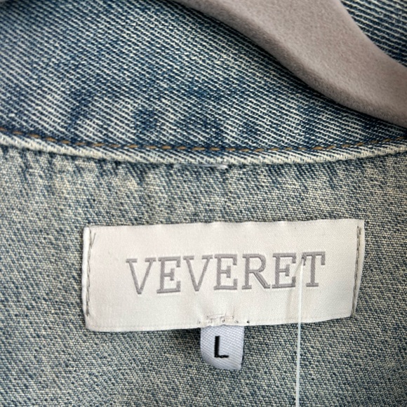 Distressed Blue Jean Jacket - Picture 3 of 5